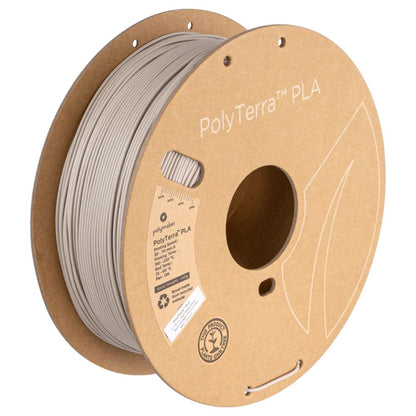 Polymaker - PolyTerra PLA - Blanc Doux (Muted White) - 1,75 mm - 1 kg
