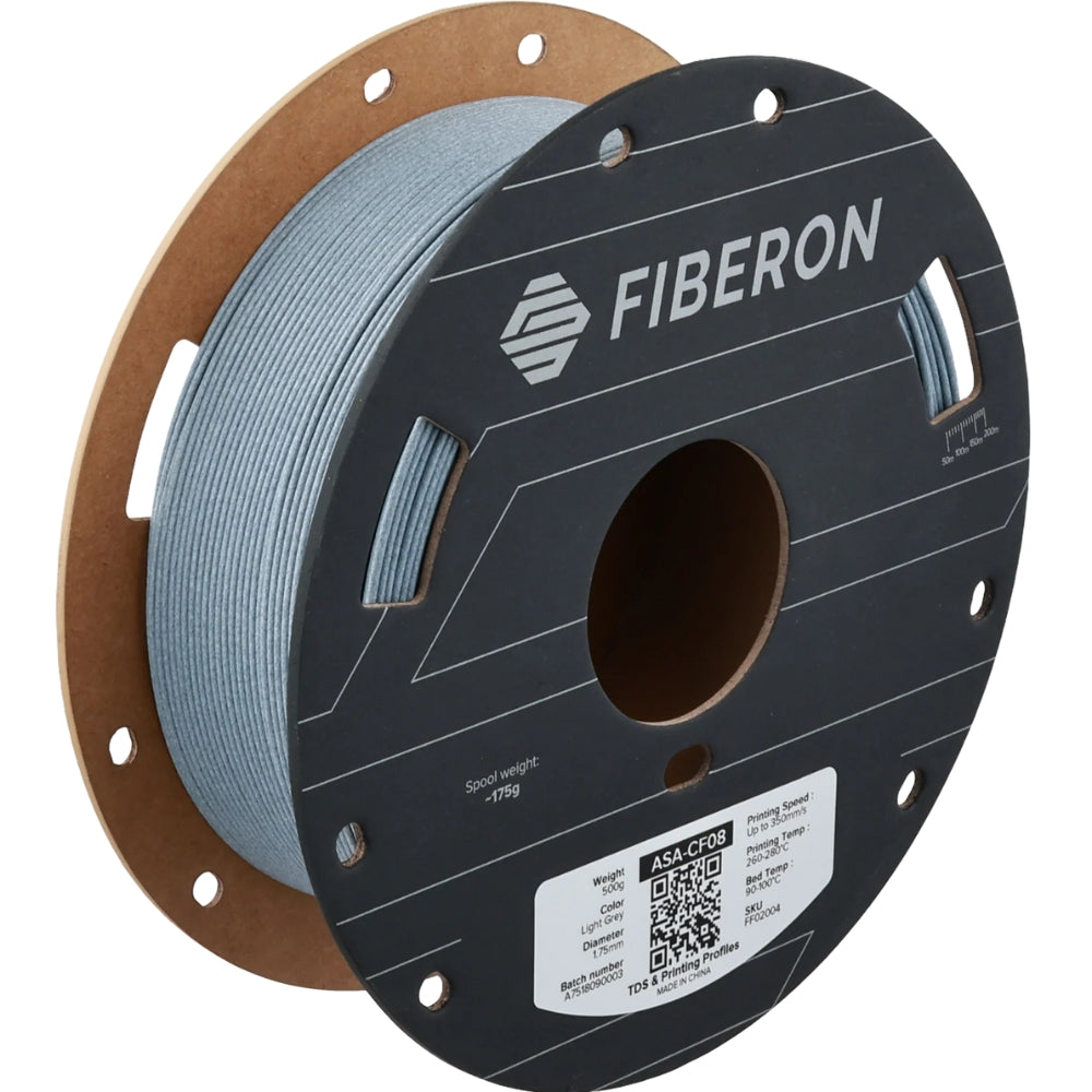 Polymaker - Fiberon - ASA-CF08 Gris Clair (Light Grey) - 1.75 mm - 500g
