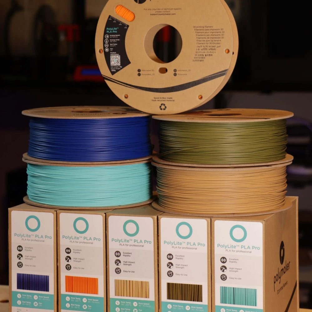 Polymaker - PolyLite PLA Pro - Noir (Black) - 1,75 mm - 5 Kg