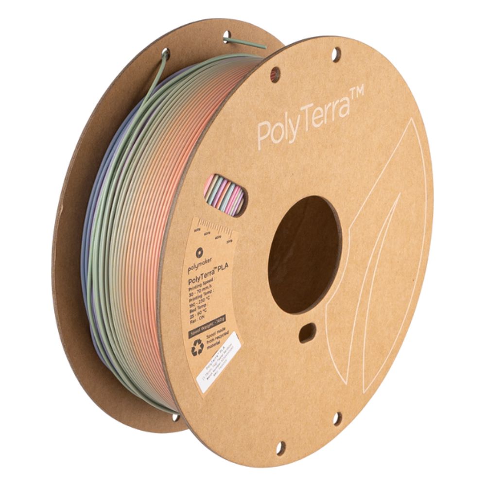 Polymaker - PolyTerra Gradient PLA Arc-en-ciel Pastel