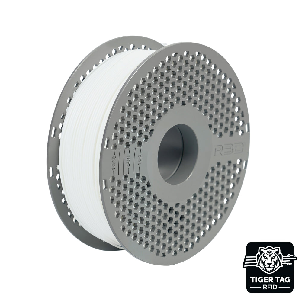 R3D - PA6 - Blanc (White) - 1,75 mm - 1 kg  avec RFID TigerTag