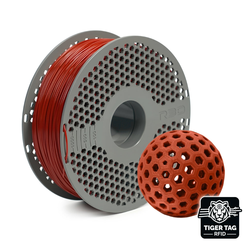 R3D - PEBA 90A - Rouge (Red) - 1,75 mm - 1 kg avec RFID TigerTag