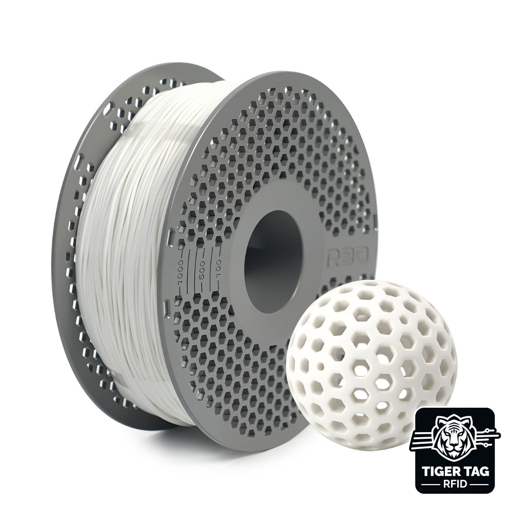 R3D - TPU Matte - Blanc (White) - 1,75 mm - 1 kg avec RFID TigerTag