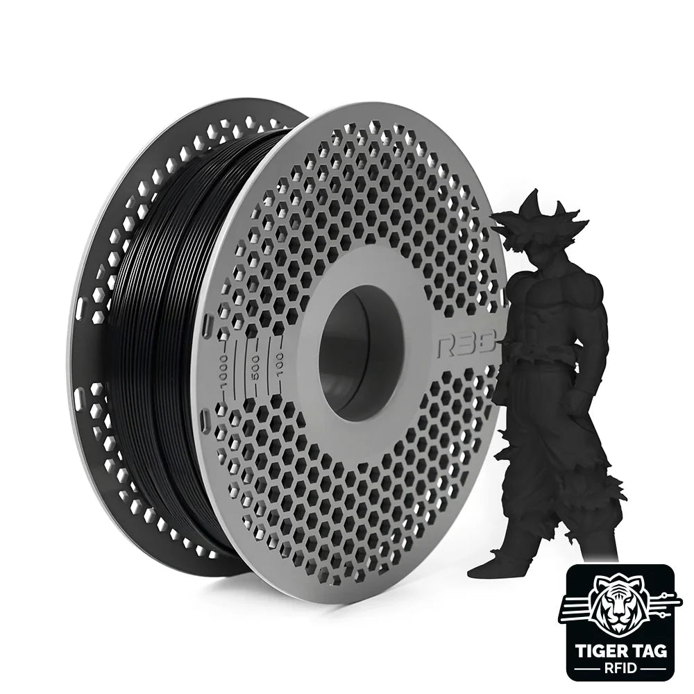 R3D - PLA High-speed - Noir (Black) - 1,75 mm - 1 kg avec RFID TigerTag