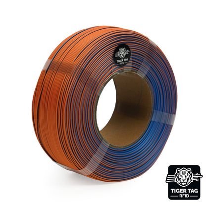 R3D - Matte Dual Color - Bleu & Orange (Blue-Orange) - 1,75 mm - 1 kg Refill avec RFID TigerTag