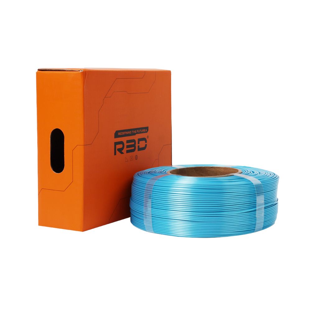 R3D - PLA High-speed - Bleu Soie (Silk Blue) - 1,75 mm - 1 kg Refill