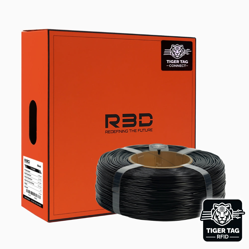 R3D - TPU (95A) - Noir (Black) - 1,75 mm - 1 kg - Refill avec RFID TigerTag