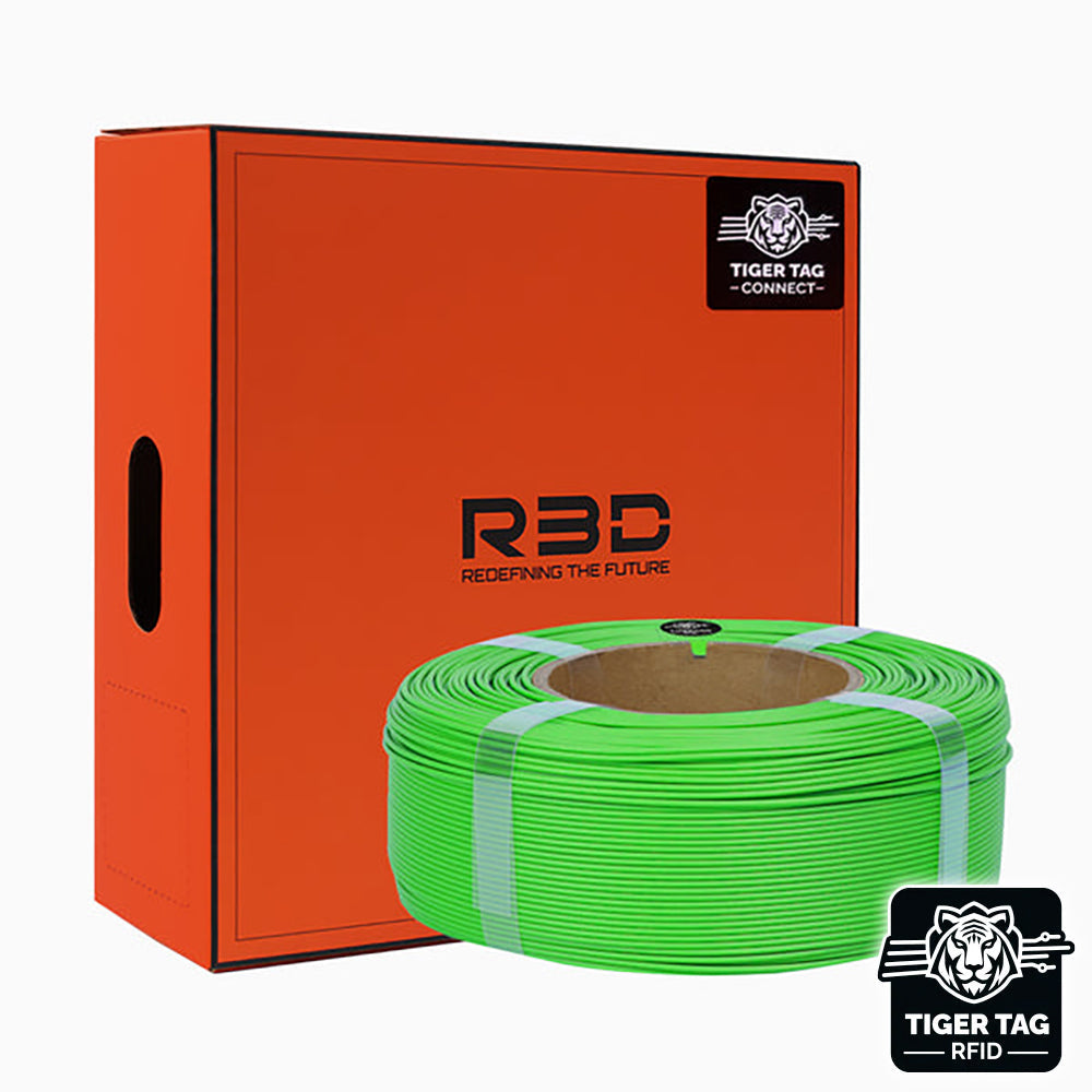 R3D - PLA High-speed - Vert Oignon Mat (Matte Scallion Green) - 1,75 mm - 1 kg Refill avec RFID TigerTag