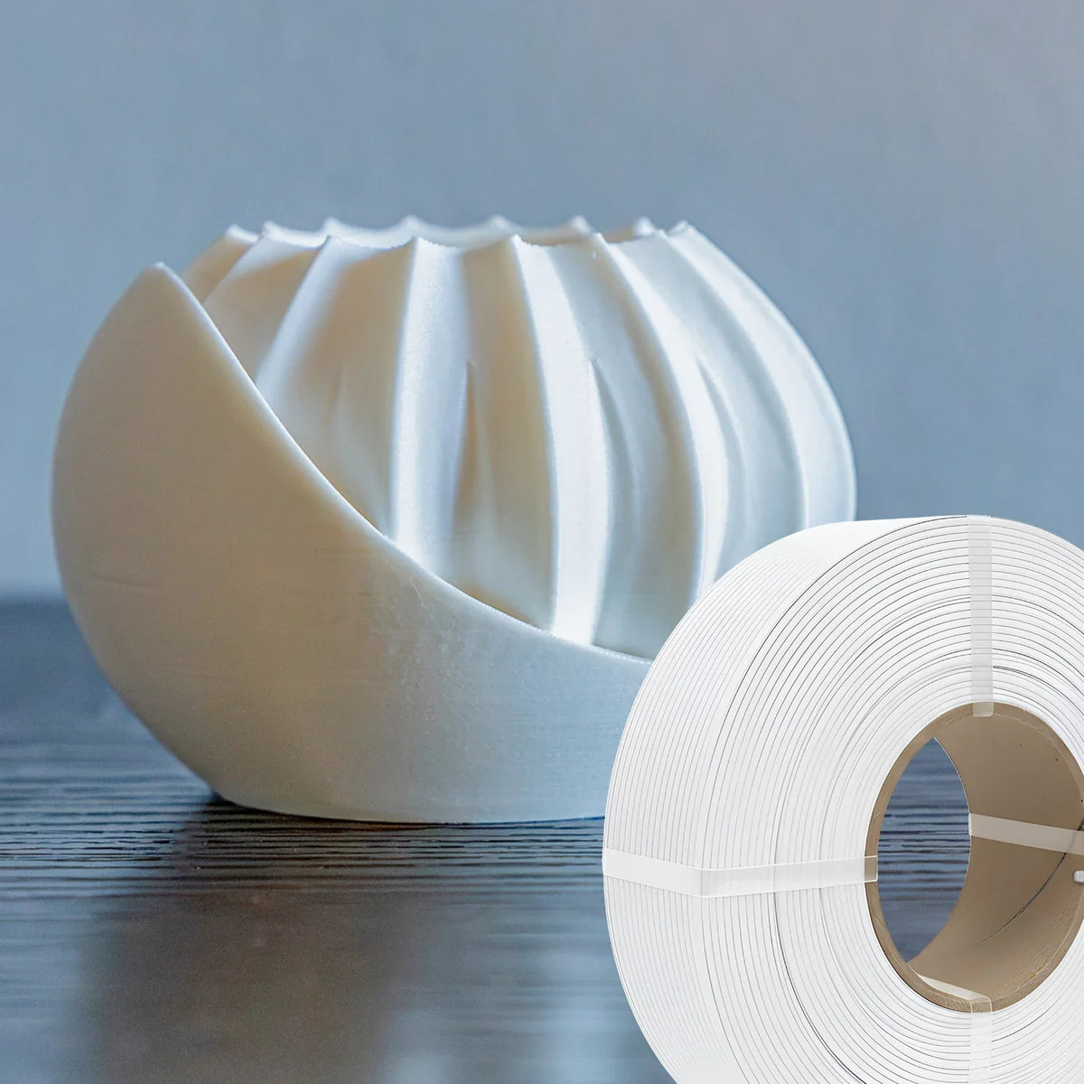 Panchroma PLA - Mat Blanc Coton (Matte Cotton White) - 1,75 mm - 1 kg - Refill