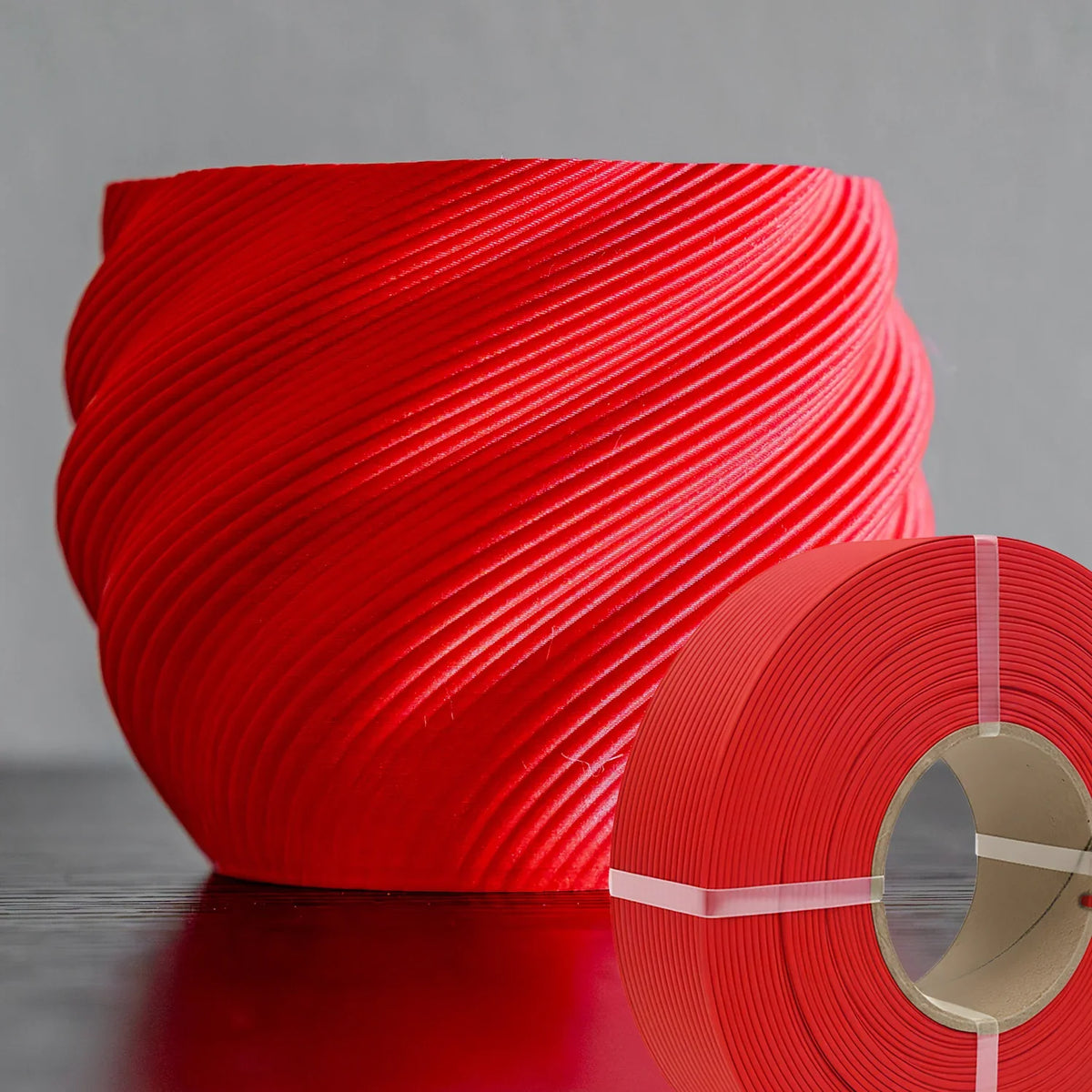 Panchroma PLA - Mat Rouge Lave (Matte Lava Red) - 1,75 mm - 1 kg - Refill