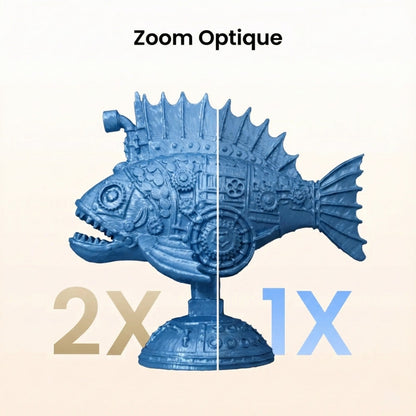 Revopoint - INSPIRE 2 Premium Edition - Scanner 3D Sans-Fil à Laser Infrarouge et Lumière Structurée