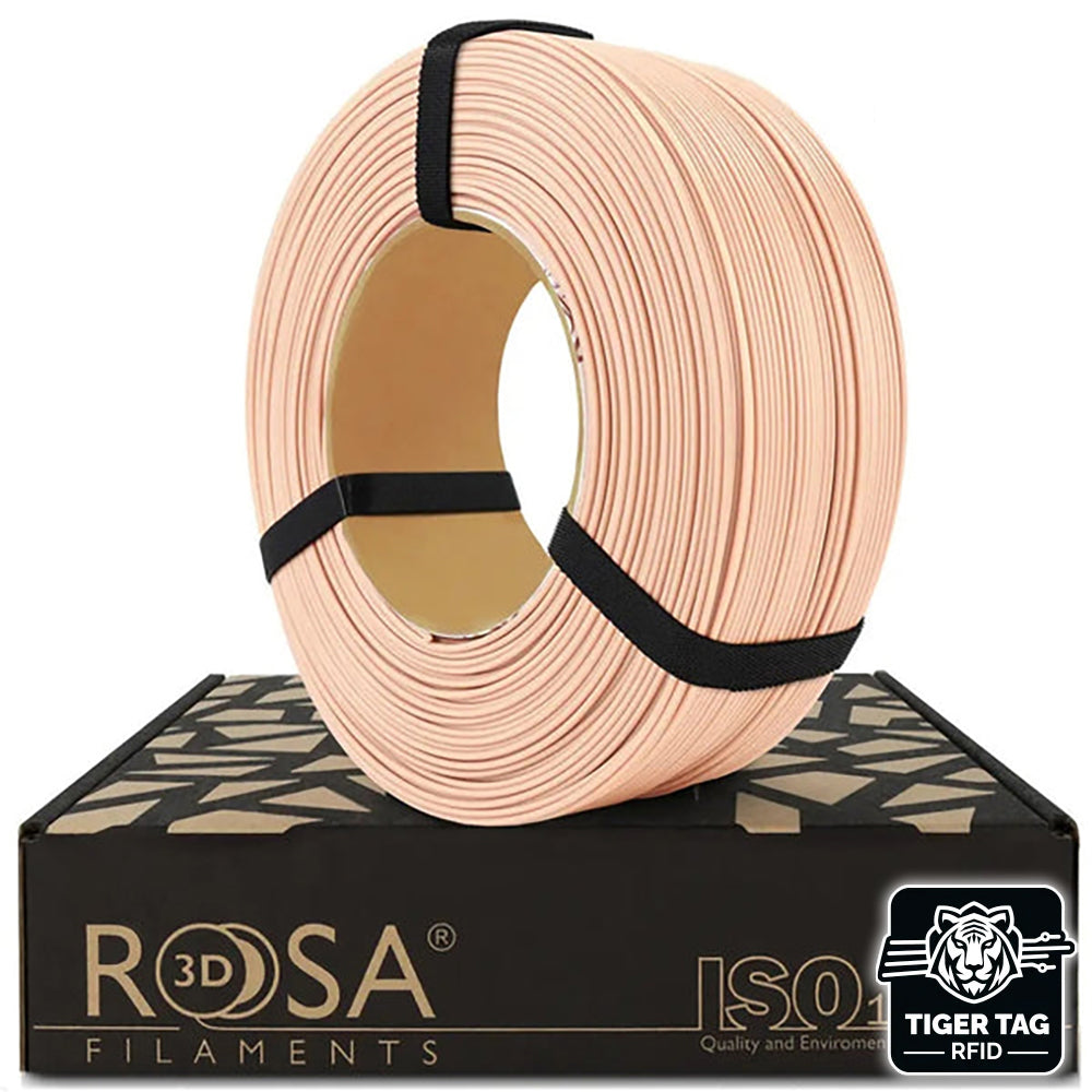 Rosa3D - PLA Starter - Peau Porcelaine (Porcelain Skin) - 1,75 mm - 1 kg Refill avec RFID TigerTag