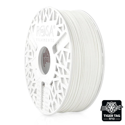 Rosa3D - HIPS High Impact HT - Blanc Naturel (Natural White) - 1,75 mm - 1 kg avec RFID TigerTag