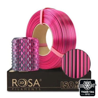 Rosa3D - PLA Magic Silk - Violet Mystique (Mistic Purple) - 1,75 mm - 1 kg Refill avec RFID TigerTag