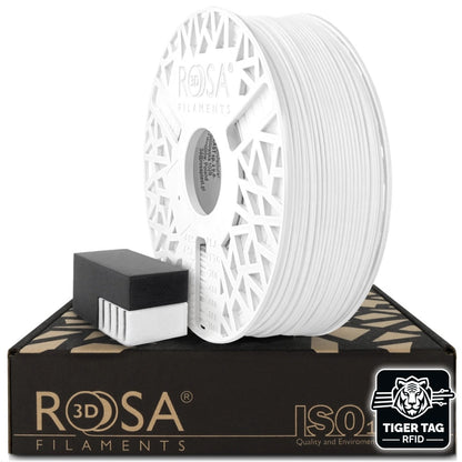 Rosa3D - HIPS High Impact HT - Blanc Naturel (Natural White) - 1,75 mm - 1 kg avec RFID TigerTag