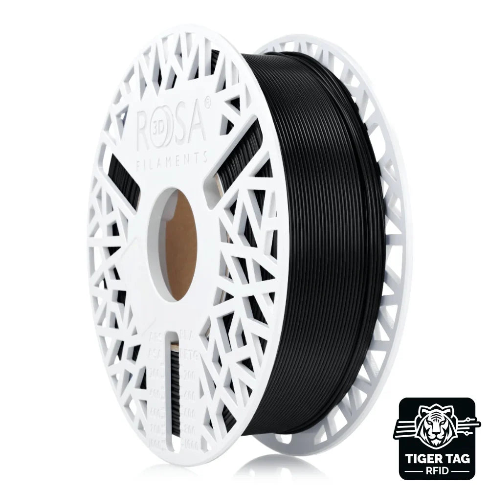 Rosa3D - PETG V0 FR - Noir (Black) - 1,75 mm - 1 kg avec RFID TigerTag