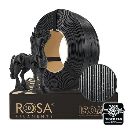 Rosa3D - PLA Galaxy - Noir (Black) - 1,75 mm - 1 kg Refill avec RFID TigerTag