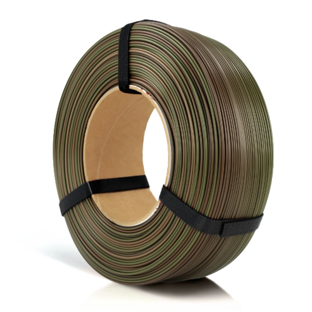 Rosa3D - PLA Rainbow - Arc-en-ciel Camouflage (Multicolour Army Forest) - 1,75 mm - 1 kg Refill