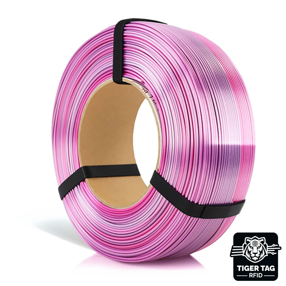 Rosa3D - PLA Rainbow - Arc-en-ciel Fleur (Multicolour Silk Flower) - 1,75 mm - 1 kg Refill avec RFID TigerTag