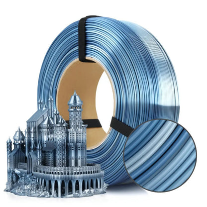 Rosa3D - PLA Rainbow - Arc-en-ciel Pacifique (Multicolour Silk Pacific) - 1,75 mm - 1 kg Refill avec RFID TigerTag