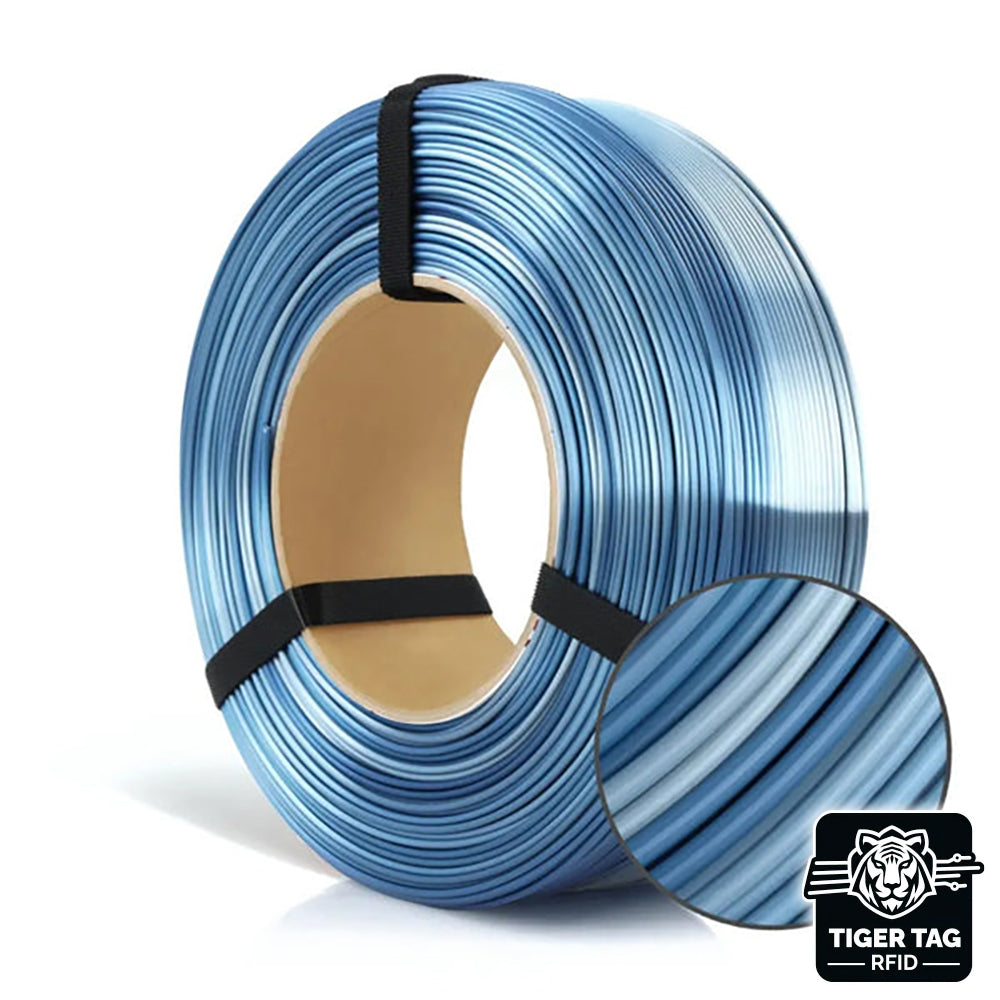 Rosa3D - PLA Rainbow - Arc-en-ciel Pacifique (Multicolour Silk Pacific) - 1,75 mm - 1 kg Refill avec RFID TigerTag