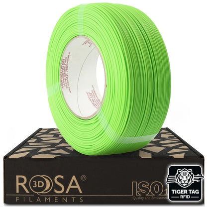 Rosa3D - PLA Starter - Vert Citron (Lime Green) - 1,75 mm - 1 kg Refill avec RFID TigerTag