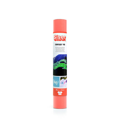 Siser - Flock - Rouleau Thermocollant - (S0023) Orange Fluo Velours- 30 x 100 cm