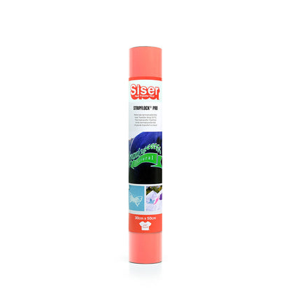 Siser - Flock - Rouleau Thermocollant - (S0067) Corail Fluo Velours- 30 x 100 cm
