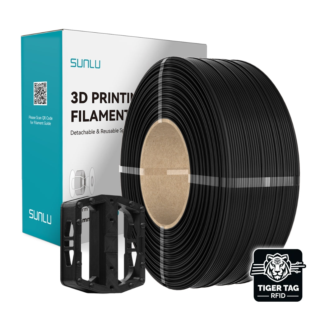 Sunlu - ABS - Noir (Black) - 1,75 mm - 1 kg - Refill avec RFID TigerTag