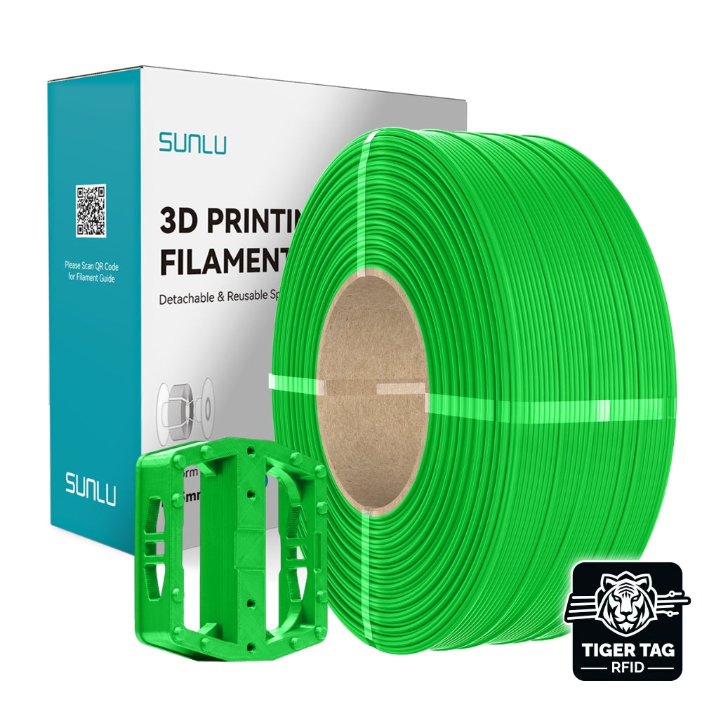 Sunlu - ABS - Vert (Green) - 1,75 mm - 1 kg - Refill avec RFID TigerTag