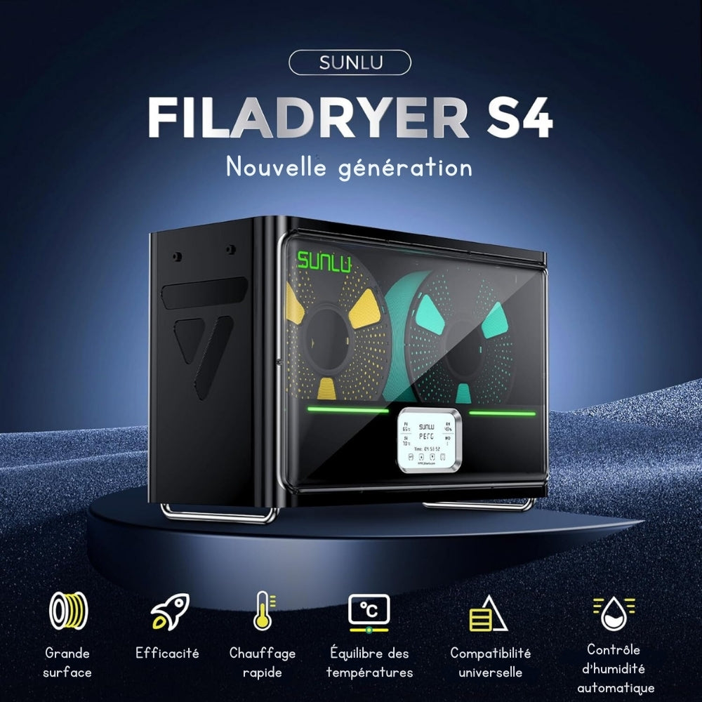 Sunlu - FilaDryer S4 - Boîte de Séchage pour Filament (Filament Dryer)