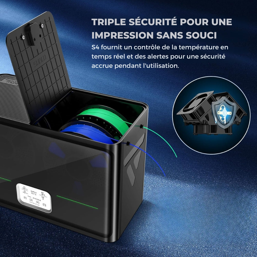 Sunlu - FilaDryer S4 - Boîte de Séchage pour Filament (Filament Dryer)