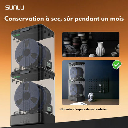 Sunlu - FilaDryer SP2 - Boite de stockage + Base Chauffante