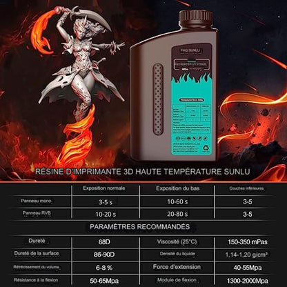 Sunlu - High Temp - Blanc (White) - 1 kg