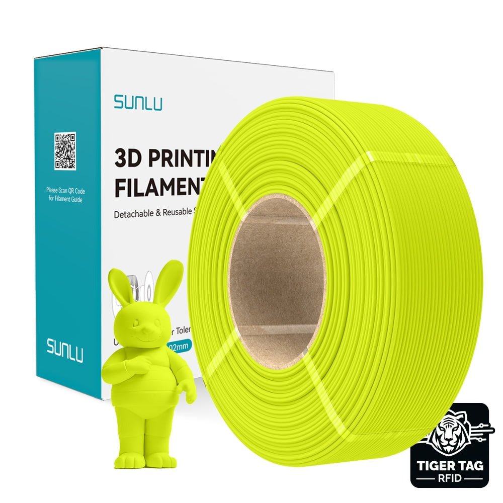 Sunlu - PLA Matte - Vert Jeune Pousse (Sprout Green) - 1,75 mm - 1 kg - Refill avec RFID TigerTag