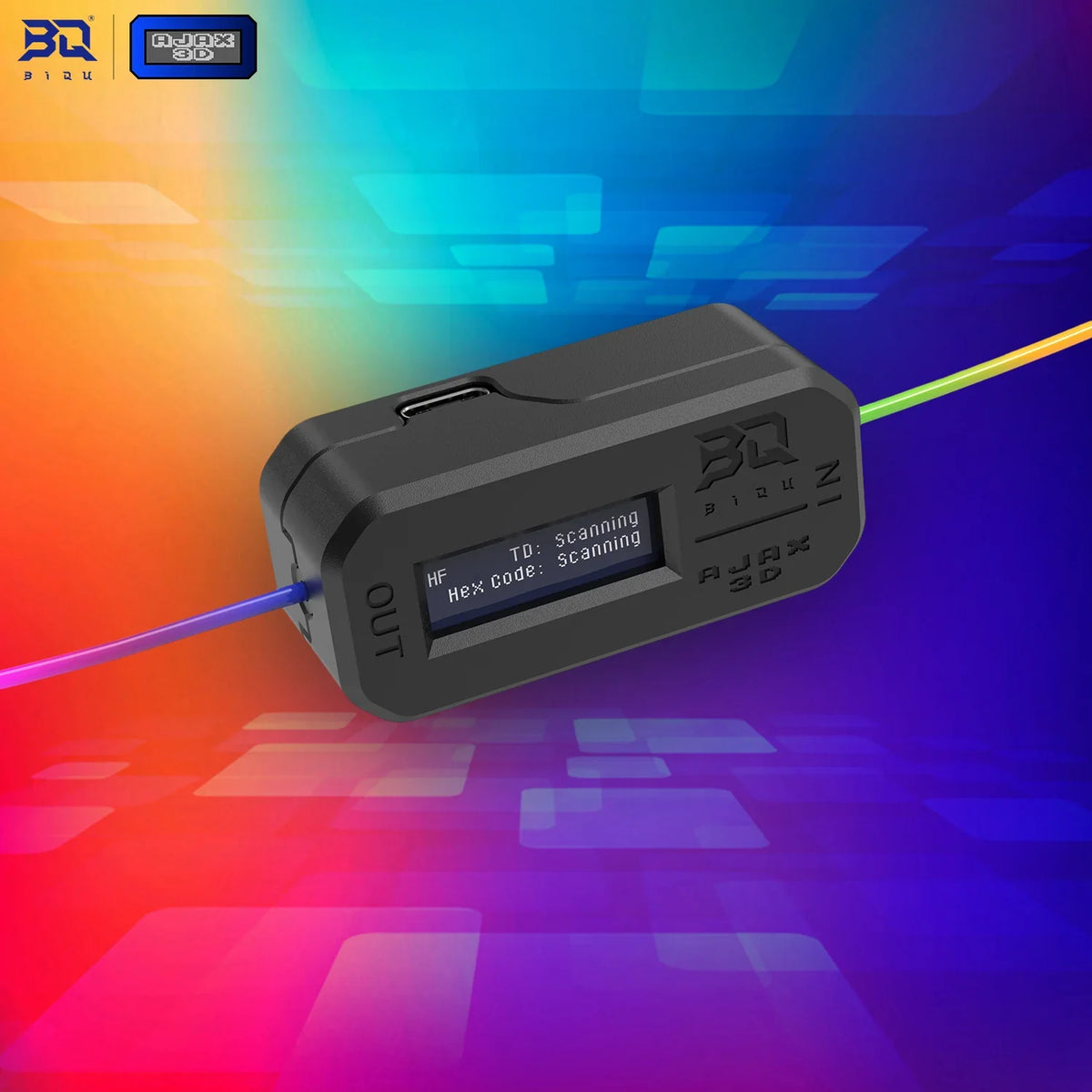 BIQU - AJAX TD1S - Boitier d'Analyse de Couleur de Filament HueForge & TigerTag RFID