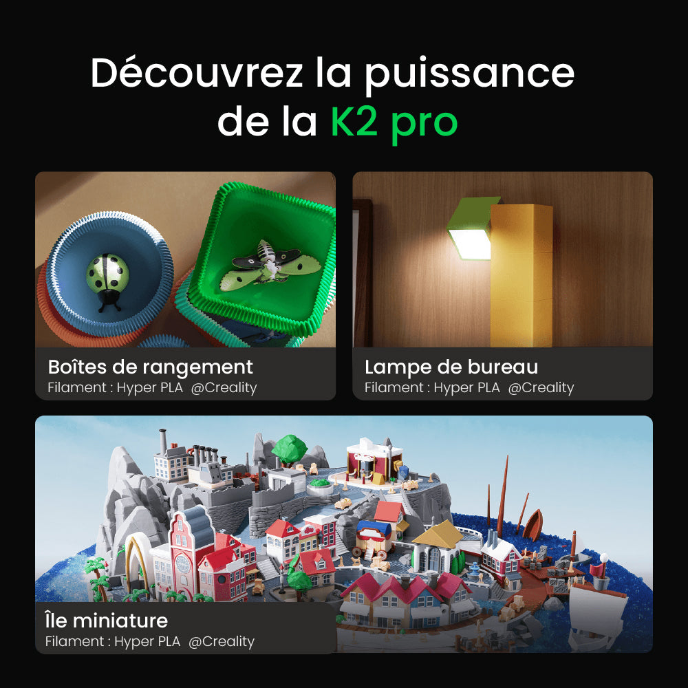 Pack Starter - Creality K2 Pro Combo avec Bobine Panchroma Offerte