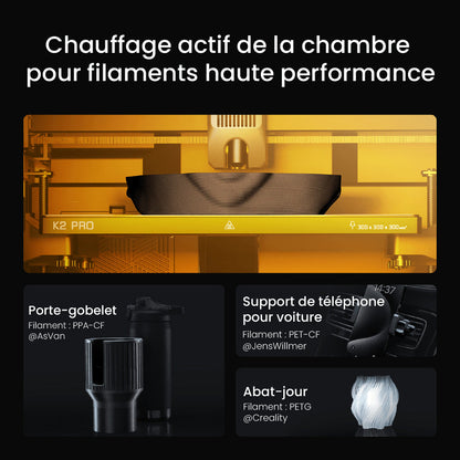 Pack Starter - Creality K2 Pro Combo avec Bobine Panchroma Offerte