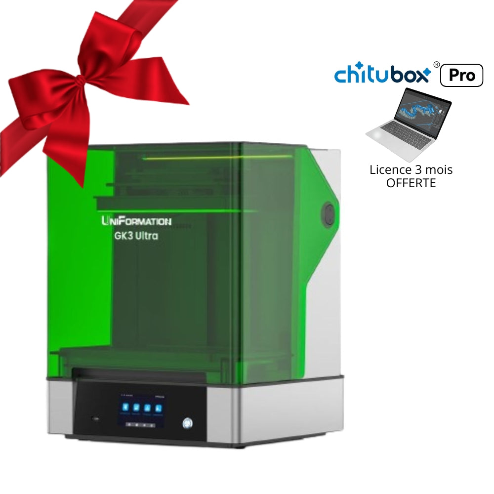 UniFormation - GK3 Ultra avec Licence ChituBox Pro 3 Mois OFFERTE