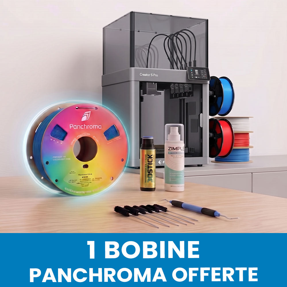 Pack Starter - Flashforge Creator 5 Pro + 1 Bobine Panchroma Offerte