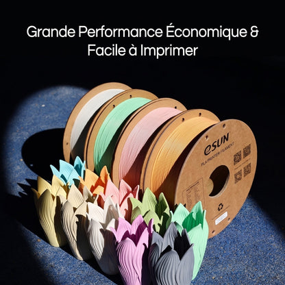 eSun - PETG Matte - Lilas (Lilac) - 1,75 mm - 1 kg Refill avec RFID TigerTag