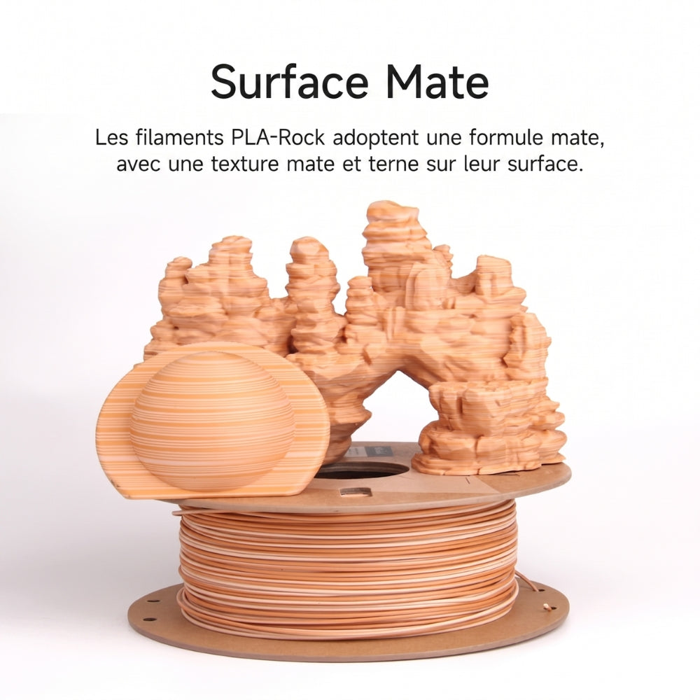 eSun - PLA-Rock - Grès (Sandstone) - 1,75 mm - 1 kg avec RFID TigerTag