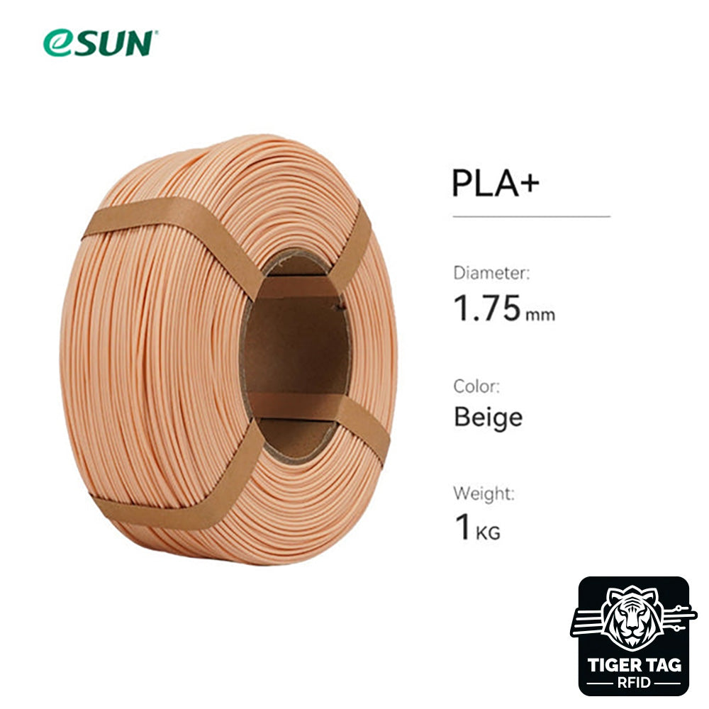eSun - PLA+ - Beige - 1,75 mm - 1 kg Refill avec RFID TigerTag