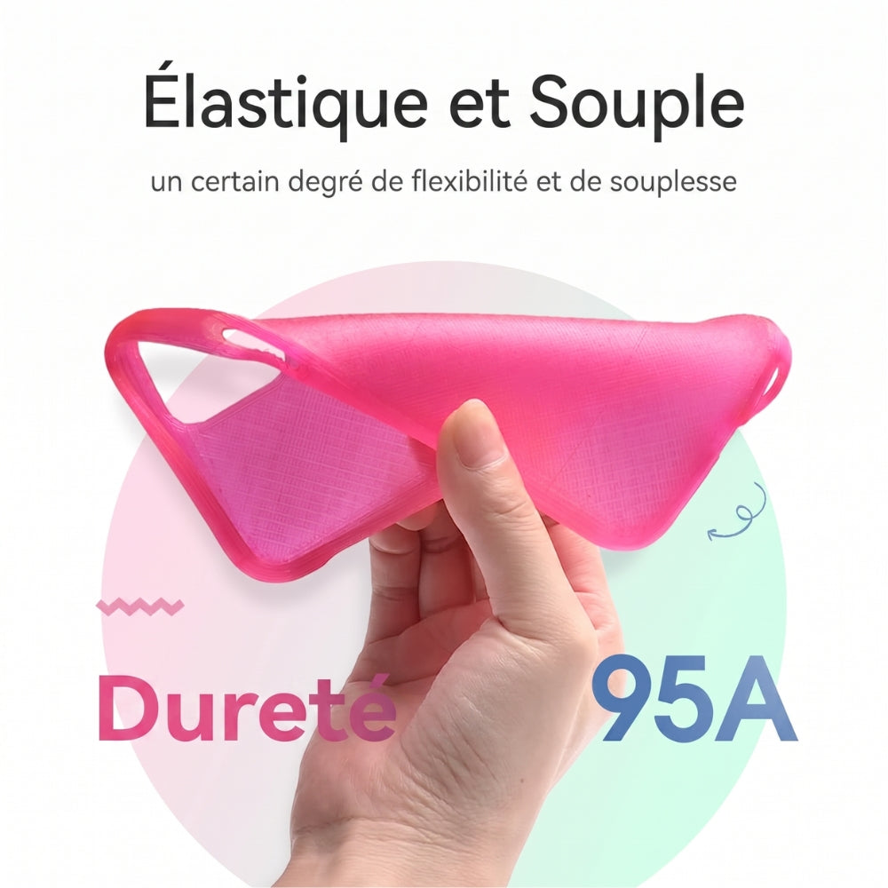 eSun - TPU-95A - Vert Translucide (Translucent Green) - 1,75 mm - 1 kg avec RFID TigerTag