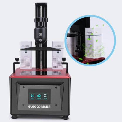 Elegoo - Kit 2 Mini Filtre Purificateurs d'Air