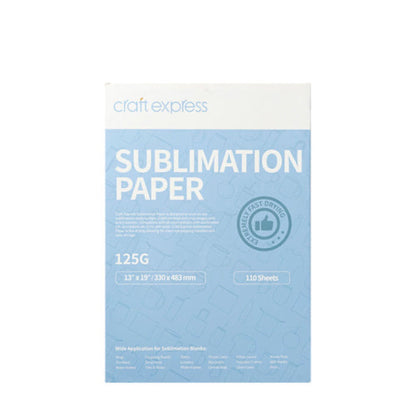 Craft Express - Sublimation - 110 Feuilles - 330 x 483 mm