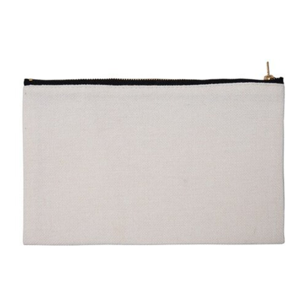 MissKraft - Sublimation - Trousse en Lin - Beige - 15 x 24 cm
