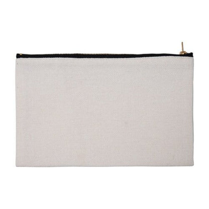 MissKraft - Sublimation - Trousse en Lin - Beige - 15 x 24 cm