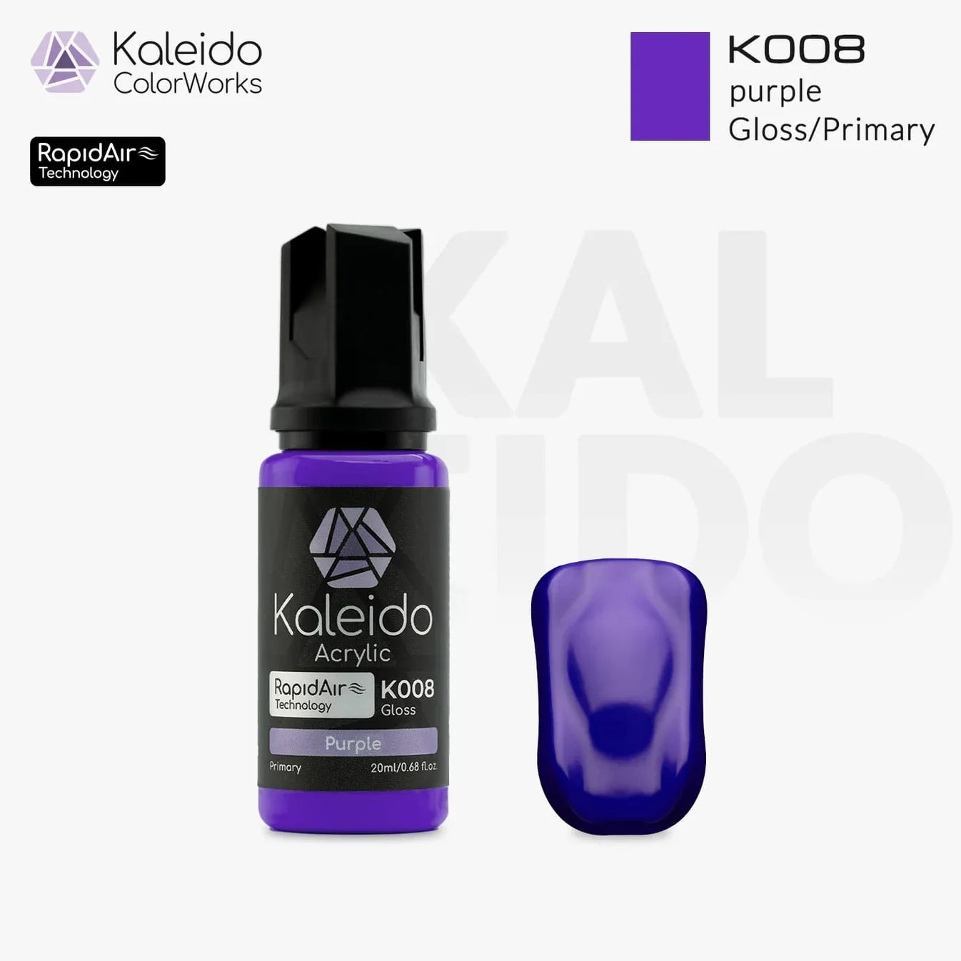 Kaleido ColorWorks - Gloss/Primary - Violet (K008 Purple) - 20ml