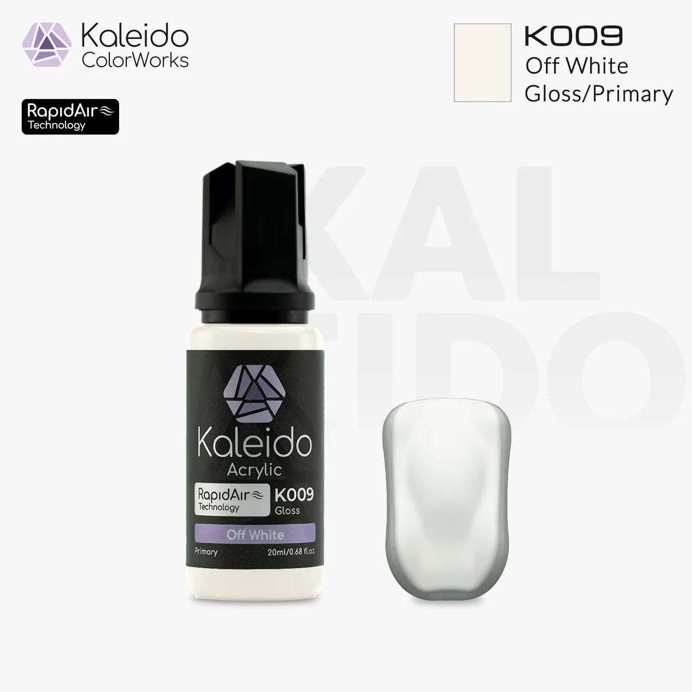 Kaleido ColorWorks - Gloss/Primary - Blanc Cassé (K009 Off White) - 20ml